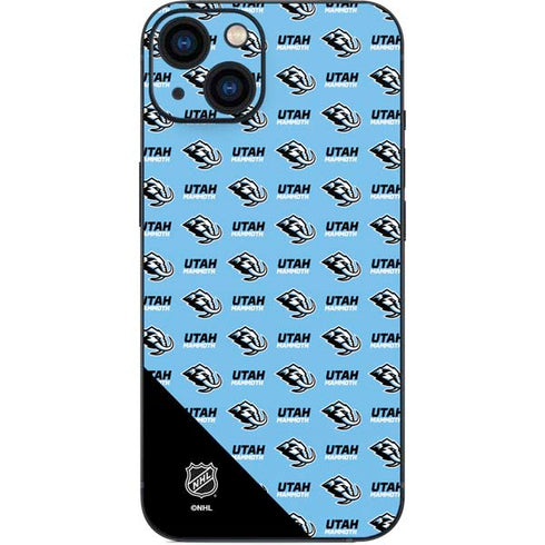 NHL Utah Mammoth Logo Pattern iPhone 14 Plus Skin